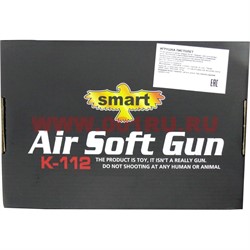 Пистолет K-112 Air Soft Gun из металла - фото 112182