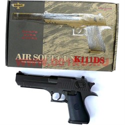Пистолет K-117DS с глушителем AirSoft Gun из металла - фото 112191