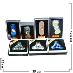 Зажигалка спиннер с USB зарядкой в ассортименте - фото 112389