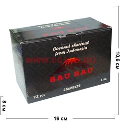 Кокосовый уголь для кальяна Bau Bau 72 кубика 25x25 мм 1 кг - фото 112875