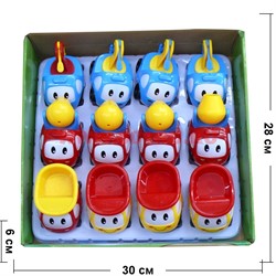 Машинки мини в виде животных Animal Cars 12 шт/уп - фото 112934