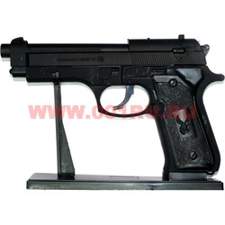 Зажигалка-сувенир Beretta черная US.9mm M9-P - фото 113015