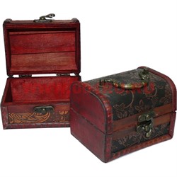 Шкатулка деревянная мини - фото 113296