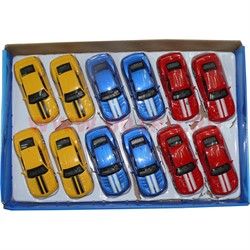 Машинки Kingsmart 3 цвета 12 шт/уп - фото 113885