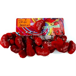Подвеска на сотовый Сердце мягкое 120 шт/блок (CP-01) - фото 113974
