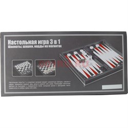 Настольная игра 3-в-1 магнитные (49912) размер 36 см - фото 114321