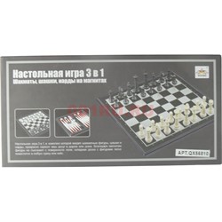 Настольная игра 3-в-1 магнитные (49912) размер 36 см - фото 114322