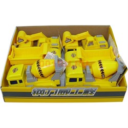 Машинка иннерционная строительная Truck 3 вида - фото 116721