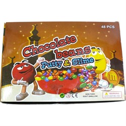 Лизун мялка M&M's прозрачный 48 шт/уп - фото 116812