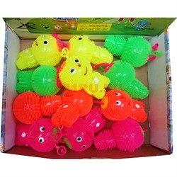 Игрушка ежик пищащая в ассортименте 12 шт/уп - фото 117536