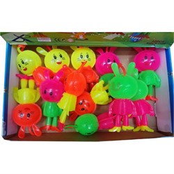 Игрушка ежик пищащая в ассортименте 12 шт/уп - фото 117538