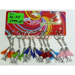 Брелок (KL-75) самолет цветной, цена за 120 шт (2400 шт/кор) - фото 117563