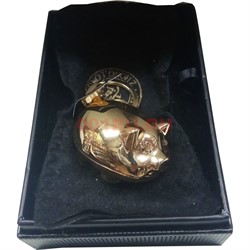 Зажигалка USB Свинка металлическая - фото 120071