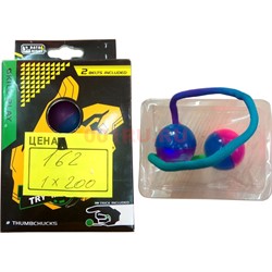 Игрушка антистресс Thumb Chucks силиконовая с подсветкой - фото 120883