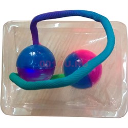 Игрушка антистресс Thumb Chucks силиконовая с подсветкой - фото 120886