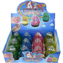 Лизун мялка Unicorn Poop Slime 12 шт/уп - фото 121046