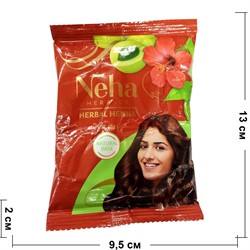 Хна для волос Neha коричневая 20 гр - фото 121282