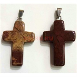 Крестик 4 см из яшмы - фото 121875