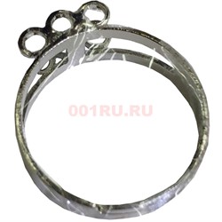 Кольцо основа под камень, бисер и т.д. (три колечка) - фото 123401