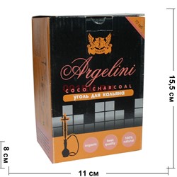 Уголь для кальяна Argelini кокосовый 72 кубика - фото 126647