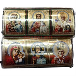 Православный оберег "Триптих" (прозрачный, на липучке) 10 шт/упаковка - фото 127794
