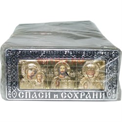 Икона-оберег "тройка" на липучке золотой фон 50 шт/уп - фото 127801