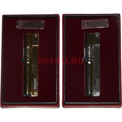 Зажигалка газовая турбо Hasat кремневая с фиксатором - фото 128726