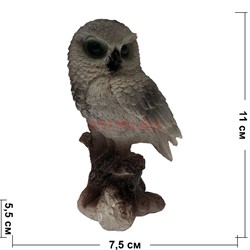 Фигурка «Сова на ветке» (С19) из полистоуна - фото 129009