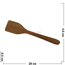 Ложка деревянная 28 см - фото 129845