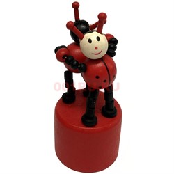 Игрушка деревянная «Божья коровка» - фото 130173