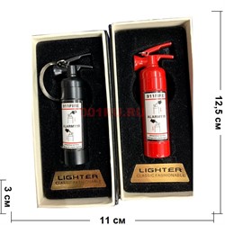 Зажигалка USB спиральная «огнетушитель» в коробочке - фото 130456