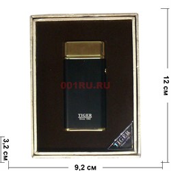 Зажигалка USB Tiger двойной разряд на кнопочке - фото 132009
