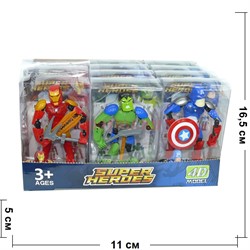 Игрушка Super Heroes 15 см 12 шт/уп - фото 132252
