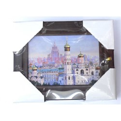 Ключница деревянная 19x24 см (рисунки в ассортименте) - фото 132534