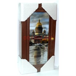 Ключница деревянная 31x16 см (рисунки в ассортименте) - фото 132542