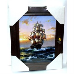 Ключница деревянная 27x22 см (рисунки в ассортименте) - фото 132551
