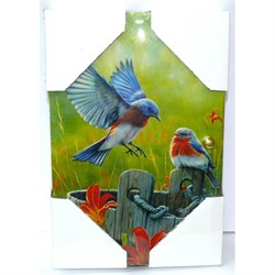Ключница деревянная 25x17 см (рисунки в ассортименте) - фото 132554