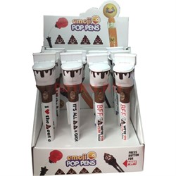 Ручка Emoji Pop Pens с унитазом 12 шт/уп - фото 133439