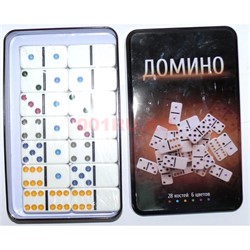 Домино 28 костей 6 цветов - фото 133636