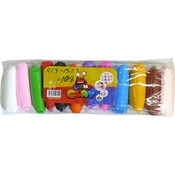 Пластилин легкая глина Light Clay 30 гр 6 шт/упаковка - фото 135883