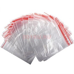 Фасовочные пакеты 500 шт Гриппер Zip Lock 10х10 см 70 мкм - фото 136223