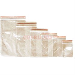 Фасовочные пакеты 100 шт Гриппер Zip Lock 20х25 см - фото 136241