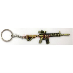 Брелок (KY-452) металлический «Автомат» 12 шт/упаковка - фото 136350