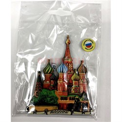 Магнит «Храм Василия Блаженного» (MS-13) деревянный - фото 137077