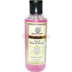 Гель для душа Khadi Natural «Rose&Honey» 210 мл - фото 138138