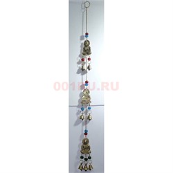 Музыка ветра 3 фигурки 7 колокольчиков (Индия) - фото 139014