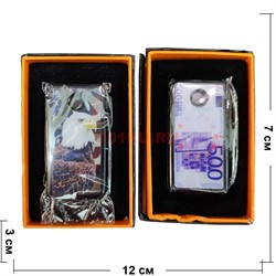 Зажигалка USB спиральная «орлы, евро, доллары и другие» - фото 142508