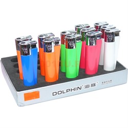 Зажигалка газовая Dolphin 5 цветов - фото 144848