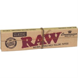 Бумага для самокруток RAW Kingsize Slim+Tips - фото 145022