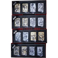 Зажигалка бензиновая Jantai 4 шт в ассортименте - фото 145388